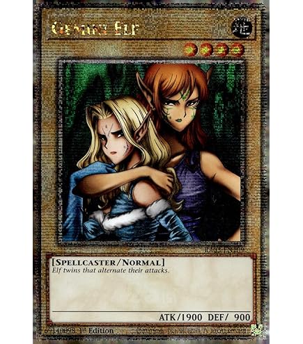 Amazon.com: Yu-Gi-Oh! - Gemini Elf (LON-000) - Labyrinth of